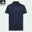 アディダス adidas 返品可 ゴルフ BOYS ベーシックドライポロ キッズ／子供用 ウェア・服 トップス ポロシャツ 青 ブルー IP9697