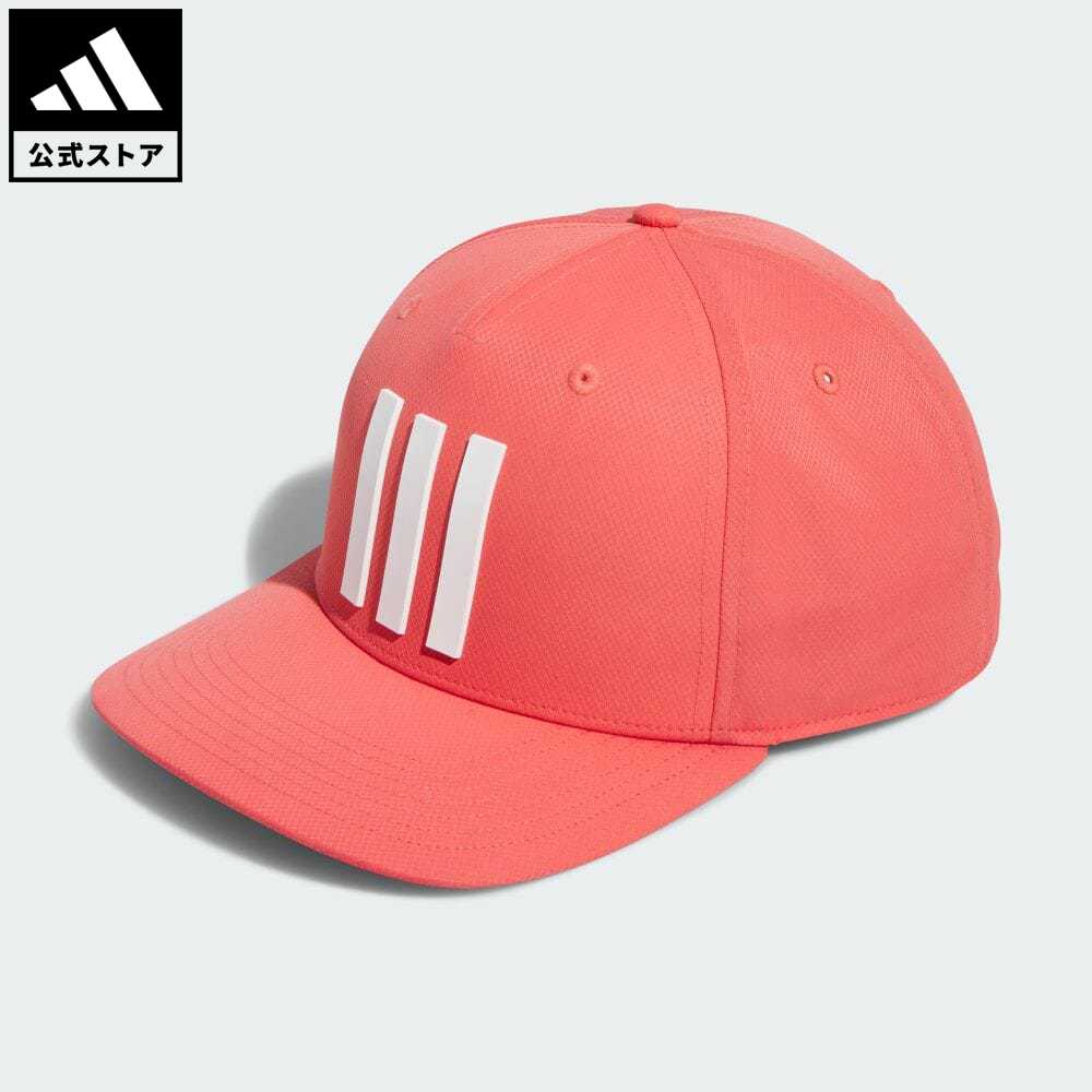 アディダス 【公式】アディダス adidas 返品可 ゴルフ ツアー スリーストライプス キャップ メンズ アクセサリー 帽子 キャップ 赤 レッド IT8875