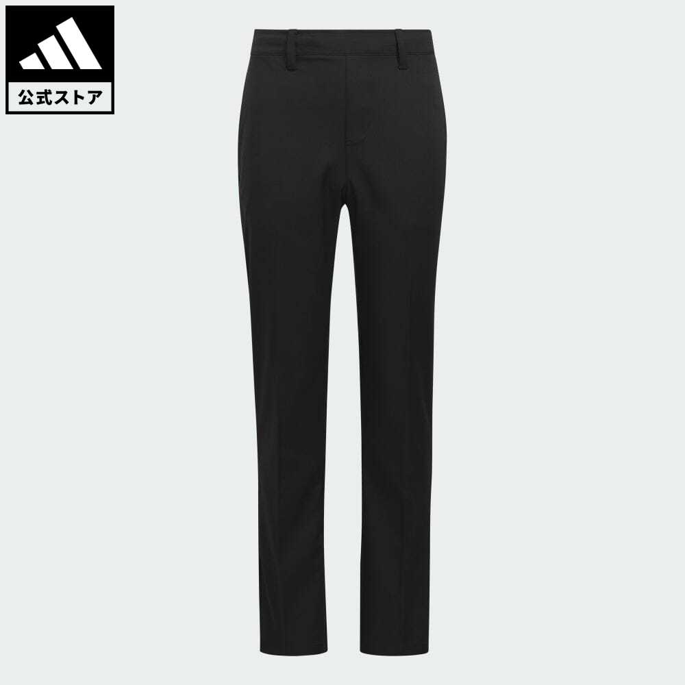 【公式】アディダス adidas 返品可 ゴルフ BOYS プルオン ストレッチ撥水パンツ キッズ／子供用 ウェア・服 ボトムス パンツ 黒 ブラック IU3504 fd24 父の日