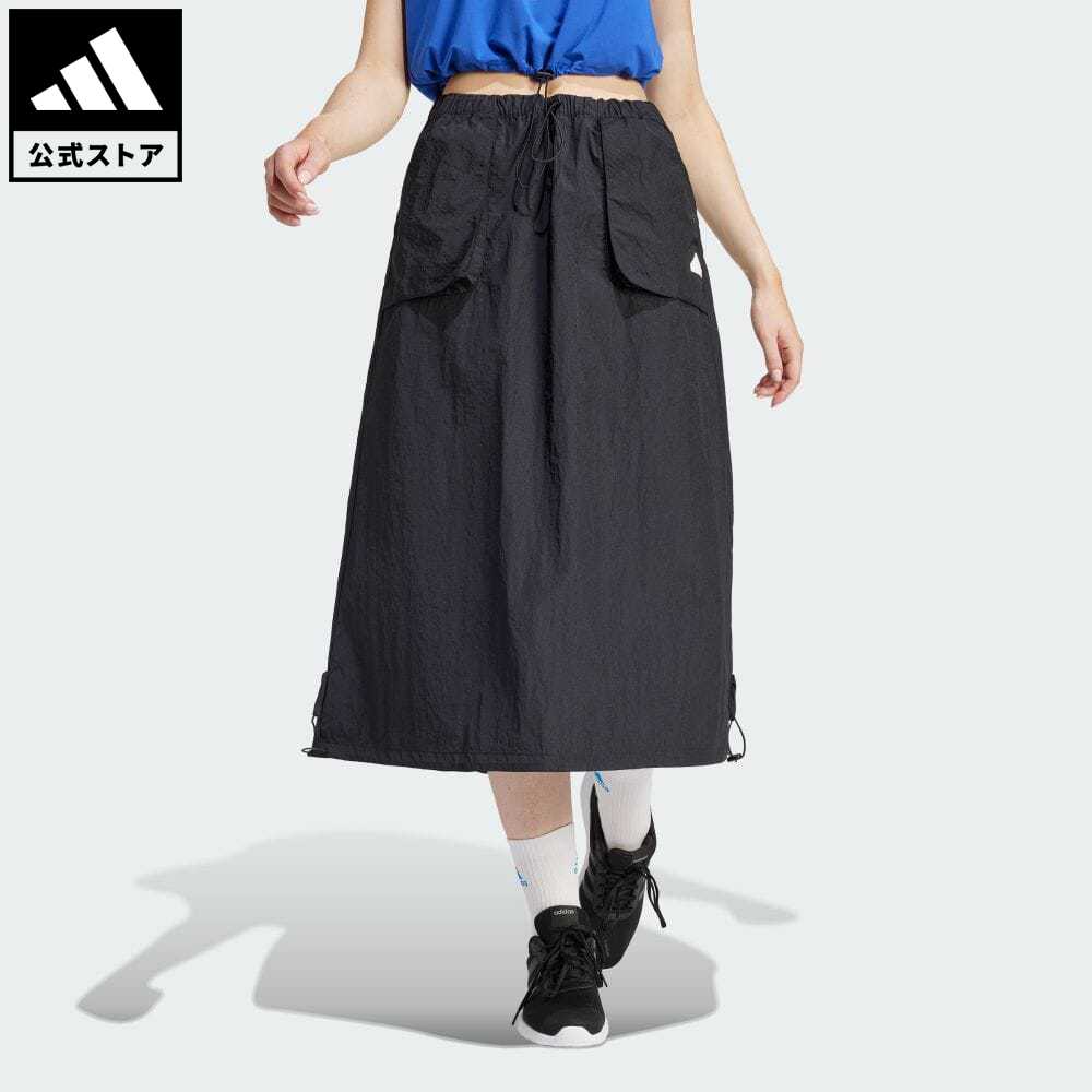 【公式】アディダス adidas 返品可 シティ エスケープ カーゴスカート スポーツウェア レディース ウェア・服 ボトムス スカート 黒 ブラック IQ4834 notp