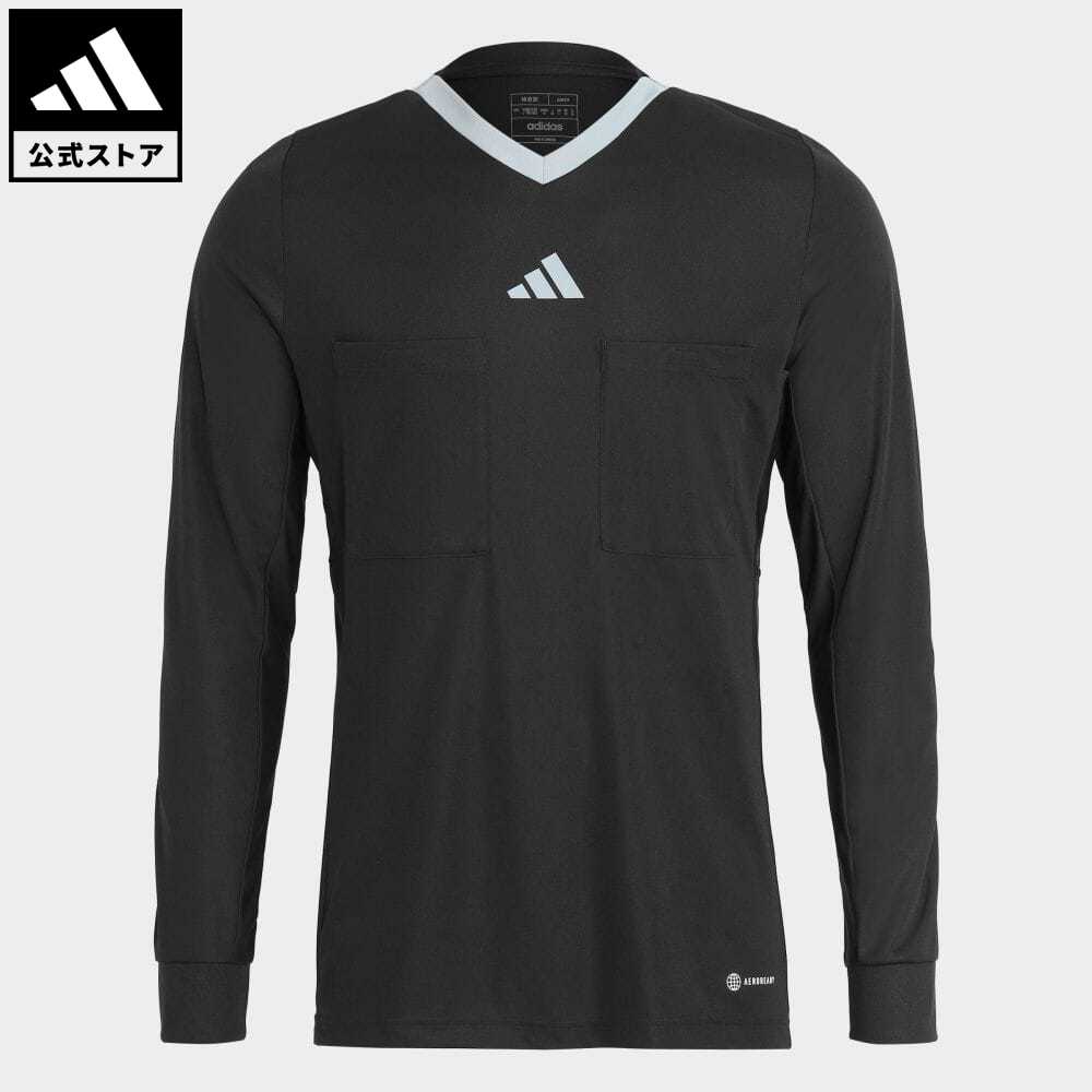 【公式】アディダス adidas 返品可 サッカー REF 22 ジャージー長袖 メンズ ウェア・服 トップス ユニフォーム 黒 ブラック HP0751 p0324のサムネイル