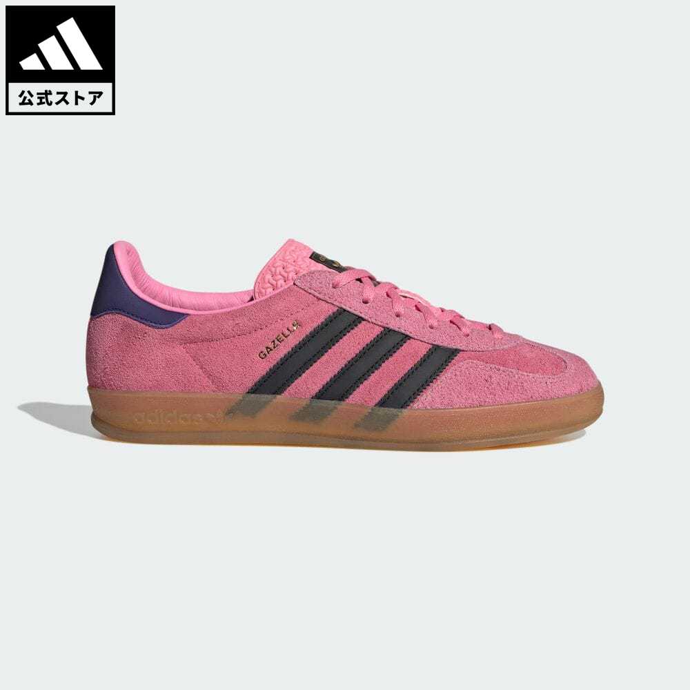 【公式】アディダス adidas 返品可 ガゼル インドア / Gazelle Indoor オリジナルス メンズ レディース シューズ・靴 スニーカー ピンク IE7002 ローカット p0517