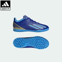 【公式】アディダス adidas 返品可 サッカー エックス クレイジーファスト MESSI CLUB TF / ターフ用（トレーニングシューズ） / X Crazyfast Messi Club Turf キッズ／子供用 シューズ・靴 スポーツシューズ 青 ブルー ID0722 スパイクレス