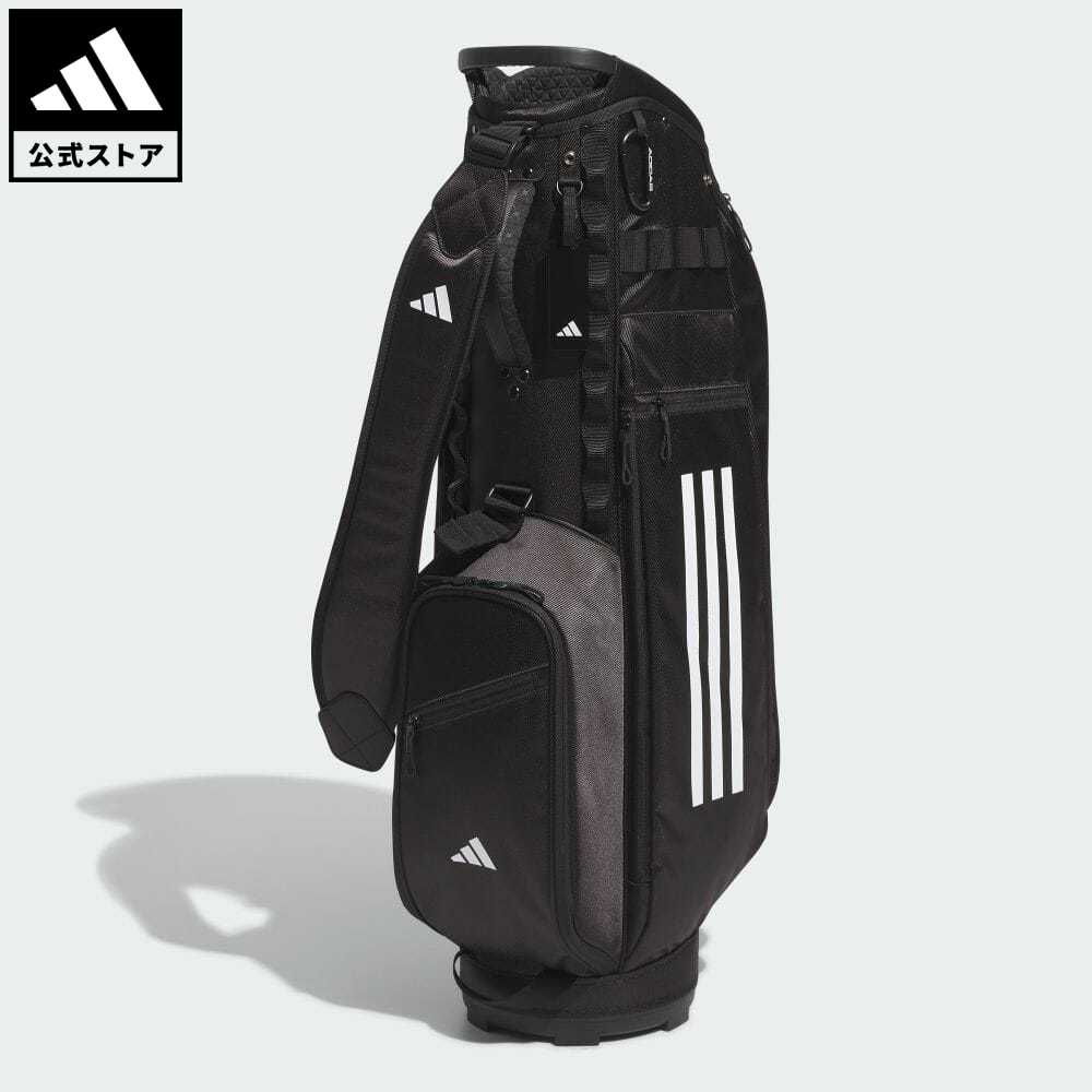 アディダス 【公式】アディダス adidas 返品可 ラッピング不可 ゴルフ 軽量 スポーツキャディバッグ メンズ アクセサリー バッグ・カバン ゴルフバッグ キャディバッグ 黒 ブラック IN6668