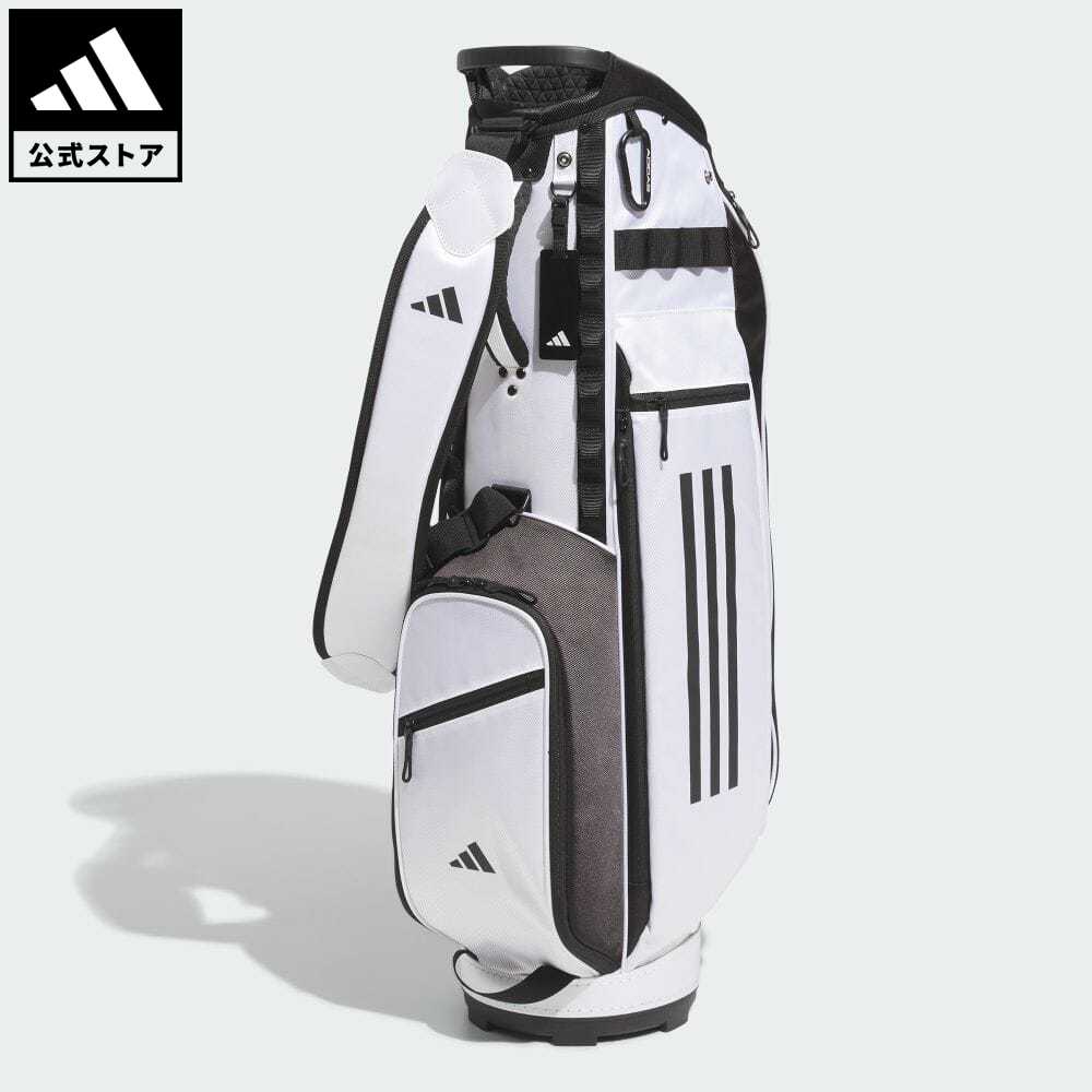 アディダス 【公式】アディダス adidas 返品可 ラッピング不可 ゴルフ 軽量 スポーツキャディバッグ メンズ アクセサリー バッグ・カバン ゴルフバッグ キャディバッグ 白 ホワイト IN6699 p0524