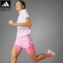 【公式】アディダス adidas 返品可 ランニング 東京 ランニング 2-in-1ショーツ レディース ウェア 服 ボトムス ショートパンツ 短パン ピンク IP3562 ランニングウェア 母の日