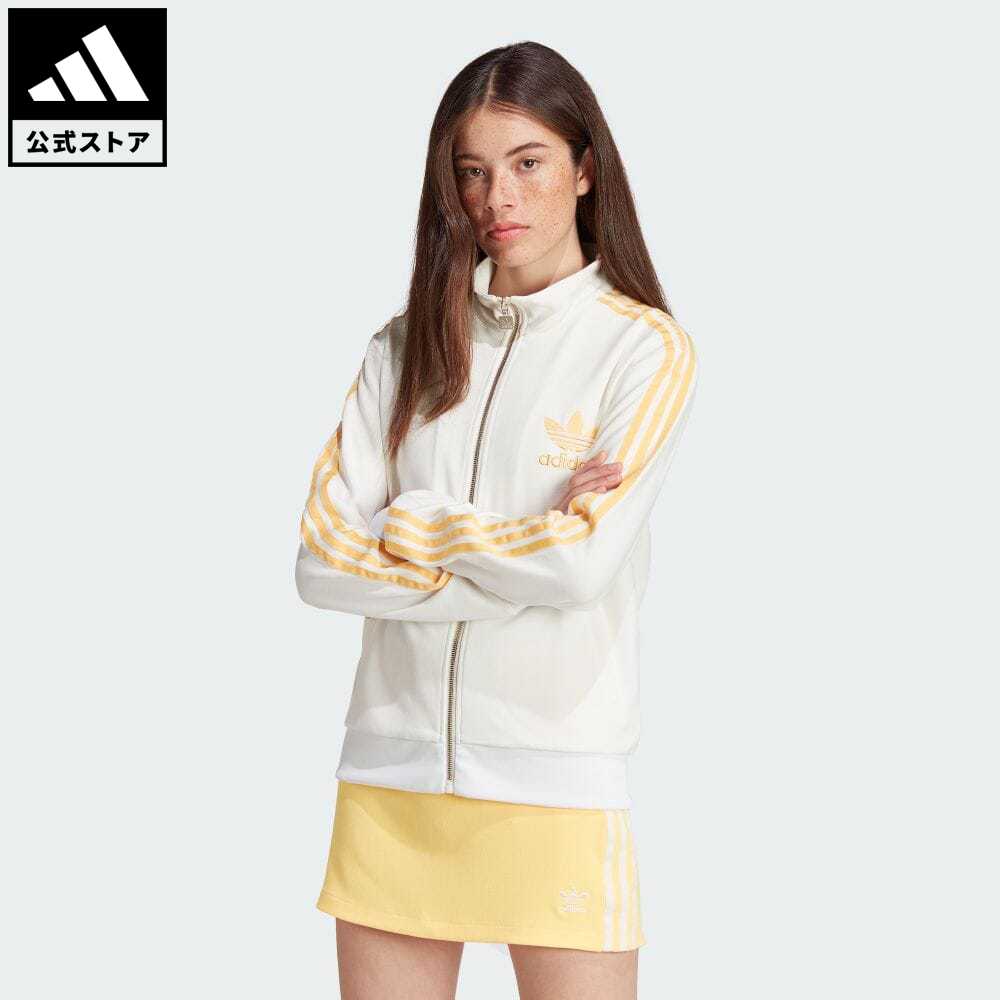 アディダス adidas 返品可 プレミアム オリジナルス クレープ トラックトップ オリジナルス レディース ウェア・服 トップス ジャージ 白 ホワイト IT9875 notp 上着