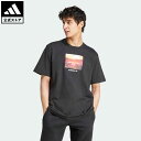 【公式】アディダス adidas 返品可 サンセット グラフィックTシャツ オリジナルス メンズ ウェア・服 トップス Tシャツ 黒 ブラック JF2857 半袖