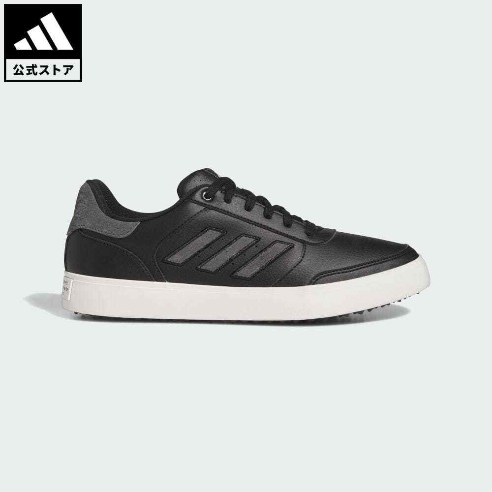 【公式】アディダス adidas 返品可 ゴルフ レトロクロス 24 メンズ レディース シューズ・靴 スポーツシューズ 黒 ブラック IG3278