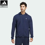 【公式】アディダス adidas 返品可 ゴルフ ULT365 ツイストウィーブ デタッチャブル撥水防風ジャケット メンズ ウェア・服 アウター ベスト 青 ブルー IR7145