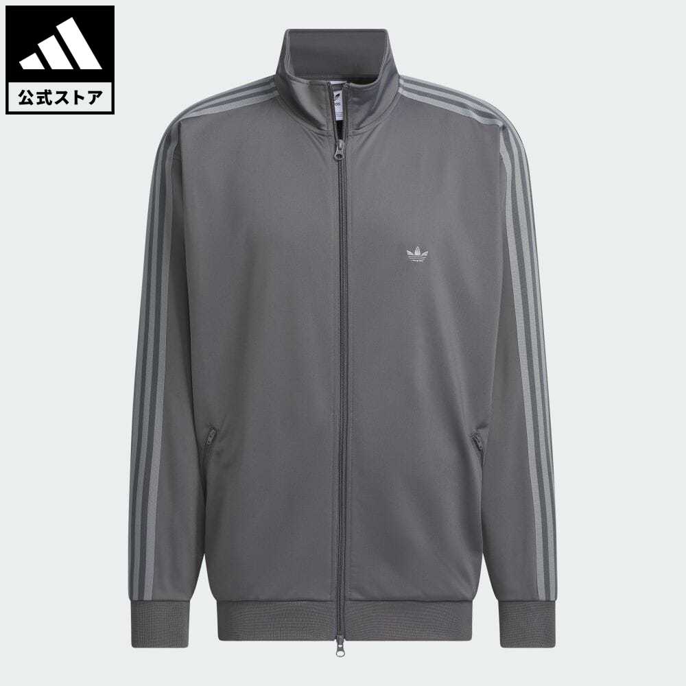 楽天adidas Online Shop 楽天市場店【公式】アディダス adidas 返品可 ベッケンバウアー トラックジャケット JS&ED オリジナルス メンズ レディース ウェア・服 アウター ジャケット ジャージ グレー IX6434 notp 上着