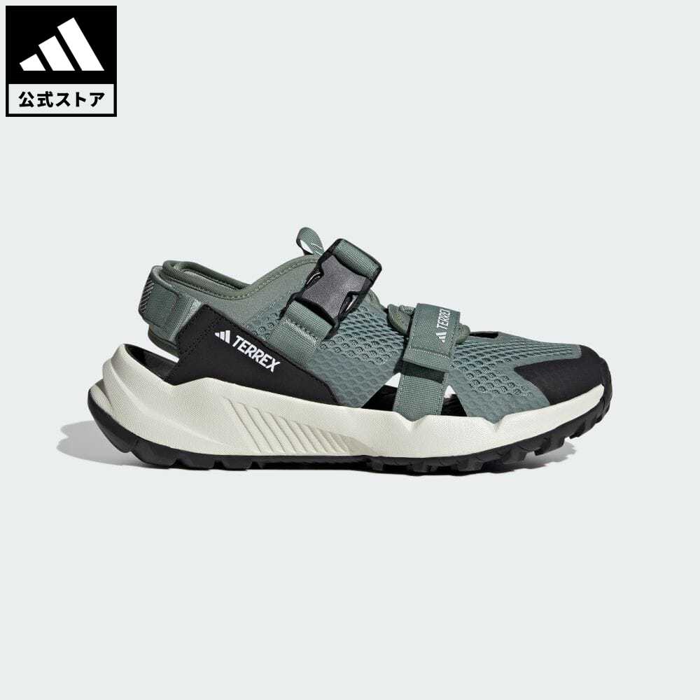 【公式】アディダス adidas 返品可 アウトドア テレックス Hydroterra AT サンダル / Terrex Hydroterra AT Sandals アディダス テレックス メンズ レディース シューズ・靴 サンダル スポーツサンダル 緑 グリーン IF9167