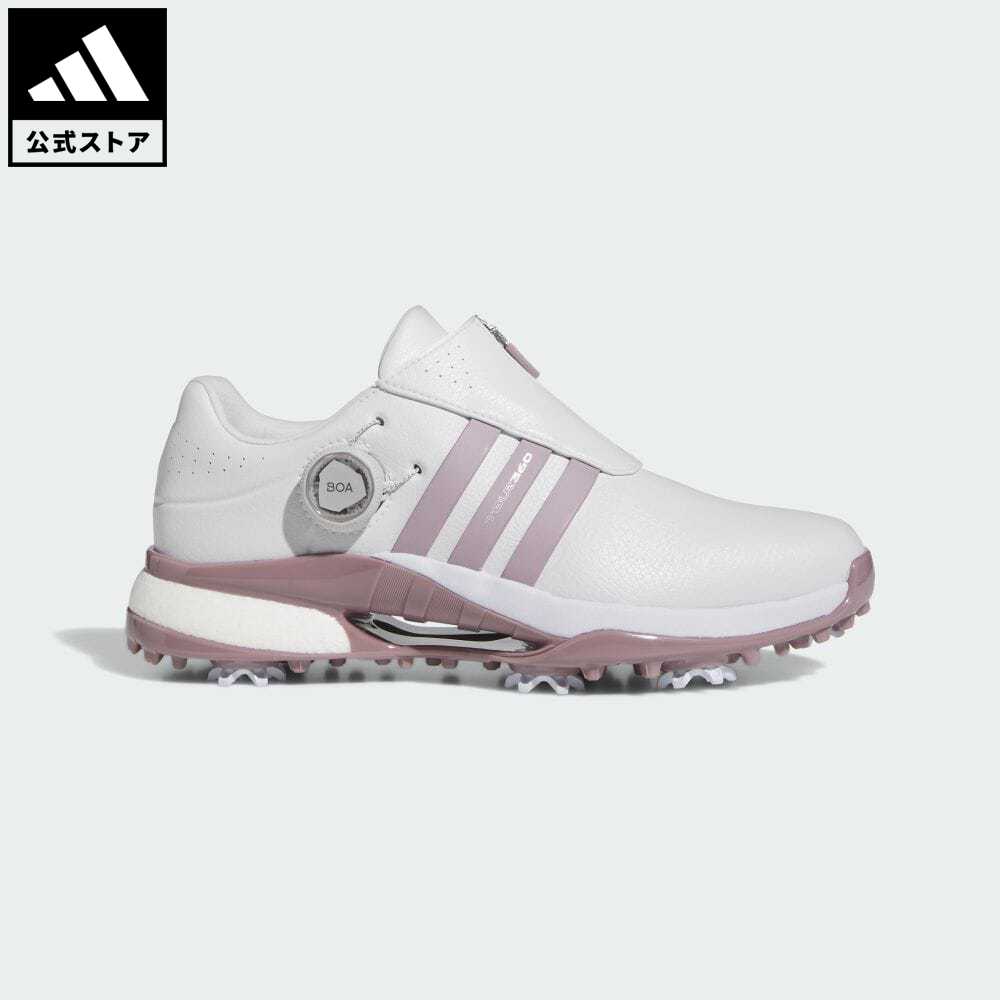 【公式】アディダス adidas 返品可 ゴルフ ウィメンズ ツアー360 24 ボア レディース シューズ・靴 スポーツシューズ グレー IG8122 p0517