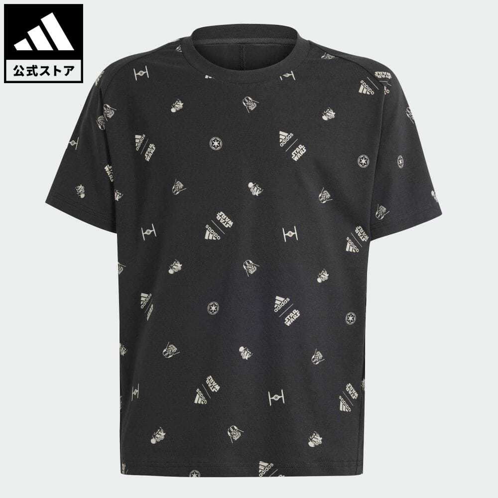 【公式】アディダス adidas 返品可 adidas × Star Wars Z.N.E. 半袖Tシャツ スポーツウェア キッズ／子供用 ウェア 服 トップス Tシャツ 黒 ブラック IN7287 半袖 p0517