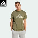 【公式】アディダス adidas 返品可 カモ バッジ オブ スポーツ グラフィック半袖Tシャツ スポーツウェア メンズ ウェア・服 トップス Tシャツ 緑 グリーン IR5830 半袖 notp