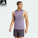 【公式】アディダス adidas 返品可 ジム トレーニング Designed for Training ワークアウト HEAT. RDYタンクトップ メンズ ウェア 服 トップス タンクトップ 紫 パープル IS3711 トップス