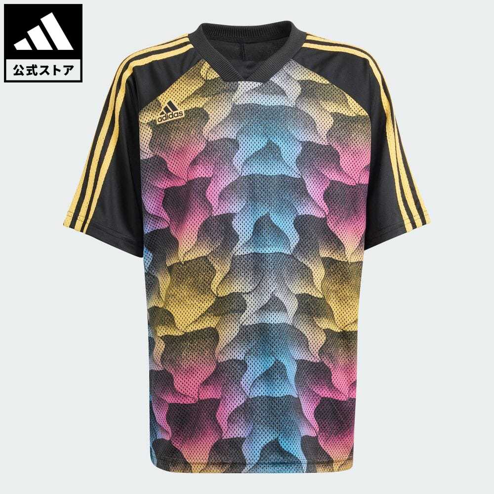 【公式】アディダス adidas 返品可 ティロ サマー 半袖Tシャツ キッズ スポーツウェア キッズ／子供用 ウェア 服 トップス Tシャツ 黒 ブラック IN1886 半袖