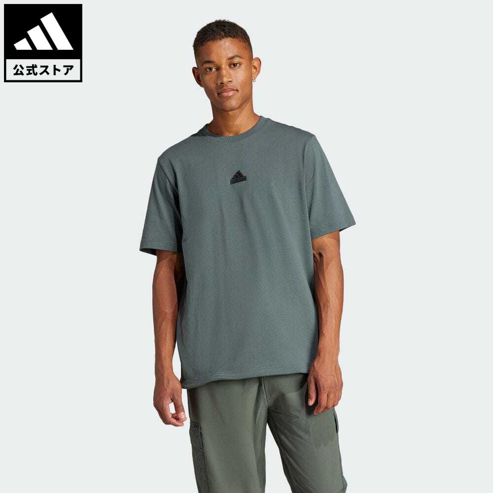 楽天adidas Online Shop 楽天市場店【公式】アディダス adidas 返品可 シティエスケープ 半袖Tシャツ スポーツウェア メンズ ウェア・服 トップス Tシャツ 緑 グリーン IN3709 半袖 notp fd24 父の日