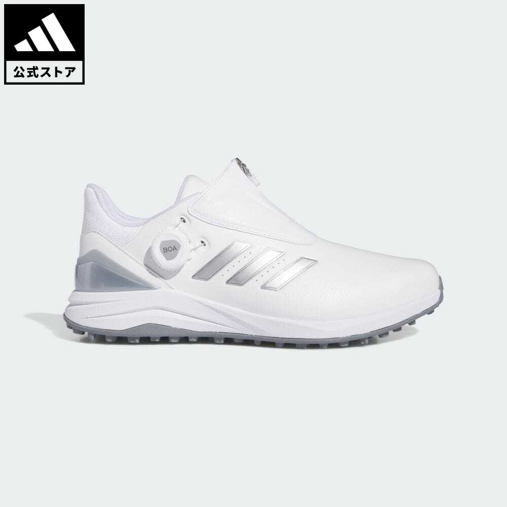 【公式】アディダス adidas 返品可 ゴルフ ソーラーモーション ボア 24 メンズ シューズ・靴 スポーツシューズ 白 ホワイト IF0284