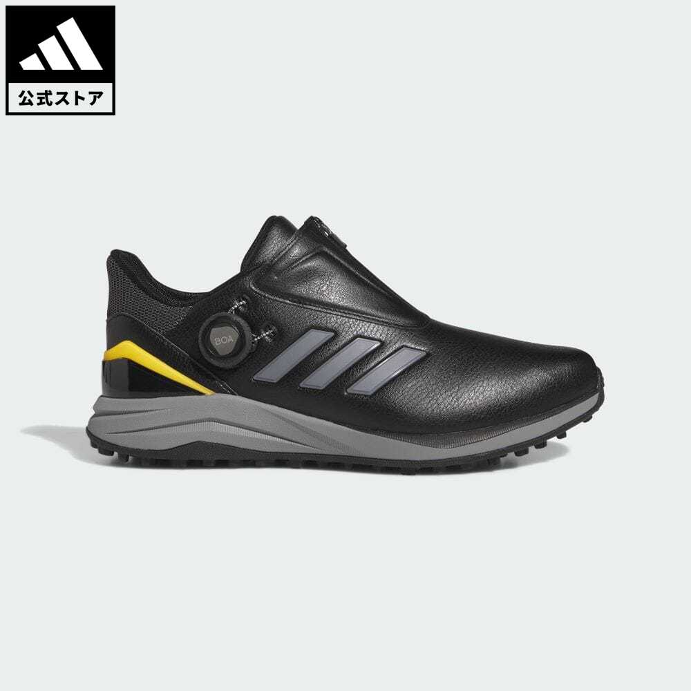 【公式】アディダス adidas 返品可 ゴルフ ソーラーモーション ボア 24 メンズ シューズ・靴 スポーツシューズ 黒 ブラック IG0928