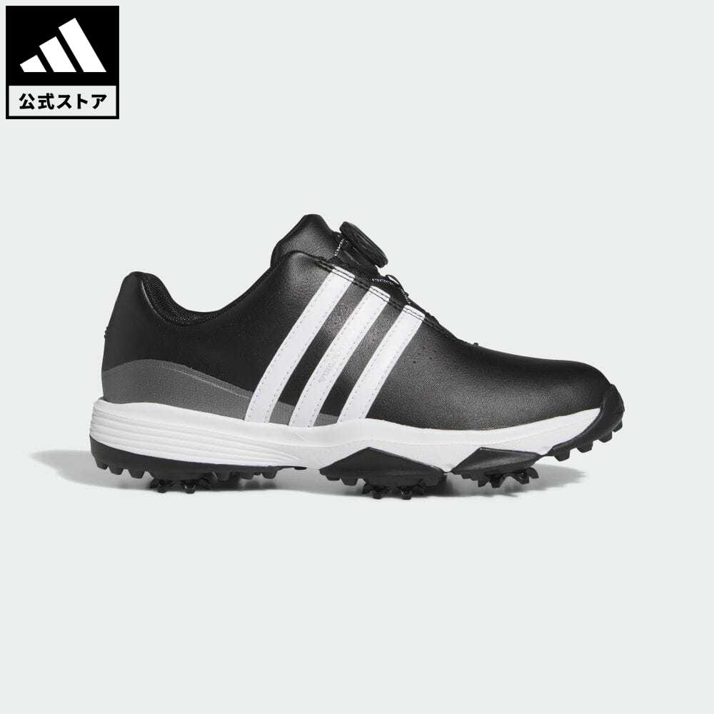 【公式】アディダス adidas 返品可 ゴルフ ジュニア ツアー360 ボア 24 キッズ／子供用 シューズ・靴 スポーツシューズ 黒 ブラック IG5626 fd24 父の日