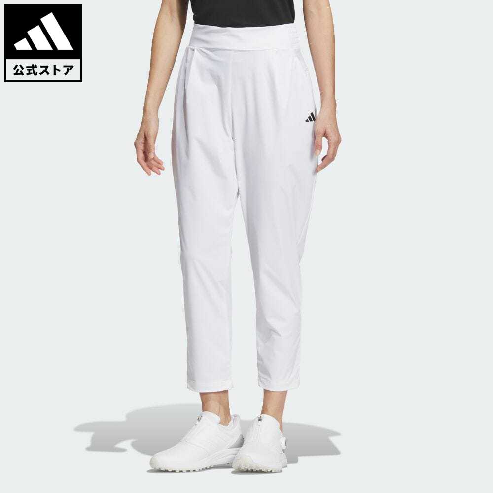 【公式】アディダス adidas 返品可 ゴルフ 4wayストレッチナイロン ライトウェイトアンクル レディース ウェア 服 ボトムス パンツ 白 ホワイト IN2784 p0517