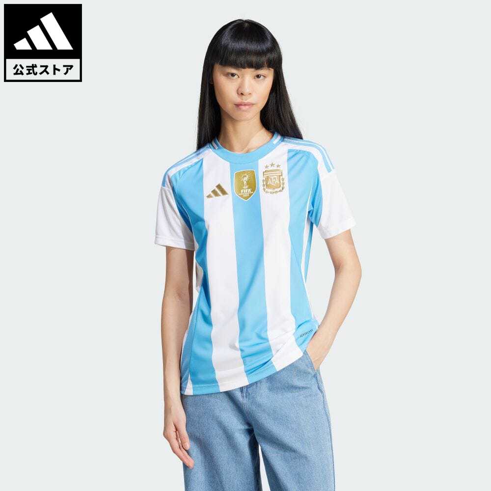 【公式】アディダス adidas 返品可 サッカー アルゼンチン代表 24 ホームユニフォーム レディース ウェア・服 トップス ユニフォーム 白 ホワイト IP8386 notp