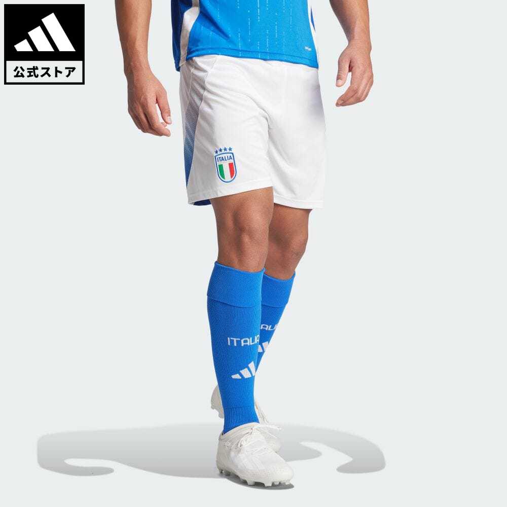 【公式】アディダス adidas 返品可 サッカー イタリア代表 24 ホームショーツ メンズ ウェア 服 ボトムス ショートパンツ 短パン 白 ホワイト IQ0494 notp