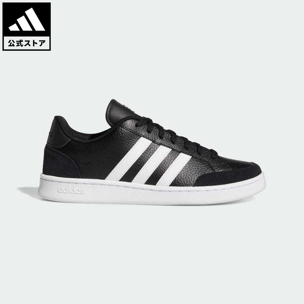 【公式】アディダス adidas 返品可 GRANDCOURT SE U スポーツウェア メンズ シューズ・靴 スニーカー 黒 ブラック FW6690 ローカット p1014
