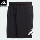 アディダス 【公式】アディダス adidas 返品可 エッセンシャルズ ロゴショーツ スポーツウェア メンズ ウェア・服 ボトムス ハーフパンツ 黒 ブラック IC9375