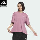 楽天adidas Online Shop 楽天市場店【公式】アディダス adidas 返品可 シーズナル スポーツウェア ルーズフィット ダブルニット リラックス半袖Tシャツ スポーツウェア レディース ウェア・服 トップス Tシャツ ピンク IM8719 notp 半袖 母の日