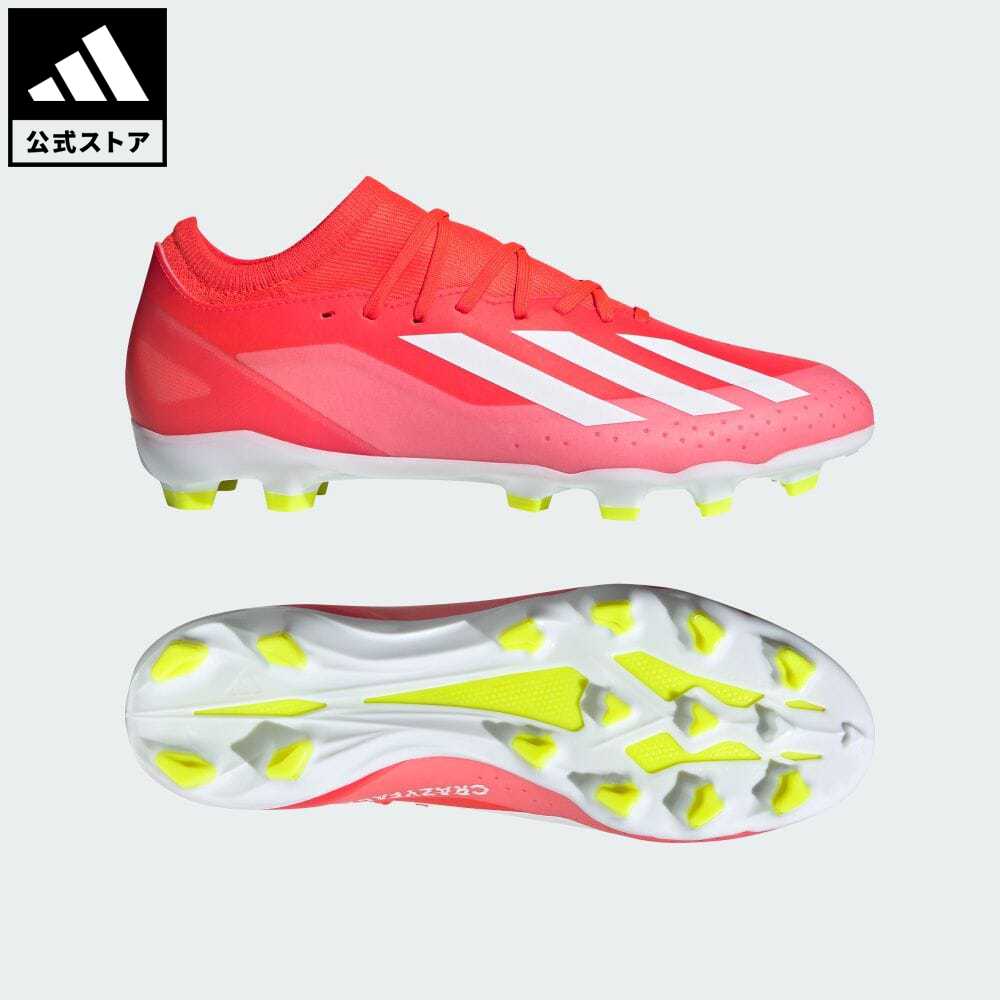 【公式】アディダス adidas 返品可 サッカー エックス クレイジーファスト LEAGUE HG/AG / 土・人工芝用 / X Crazyfast League HG/AG メンズ レディース シューズ・靴 スパイク 赤 レッド IF06…