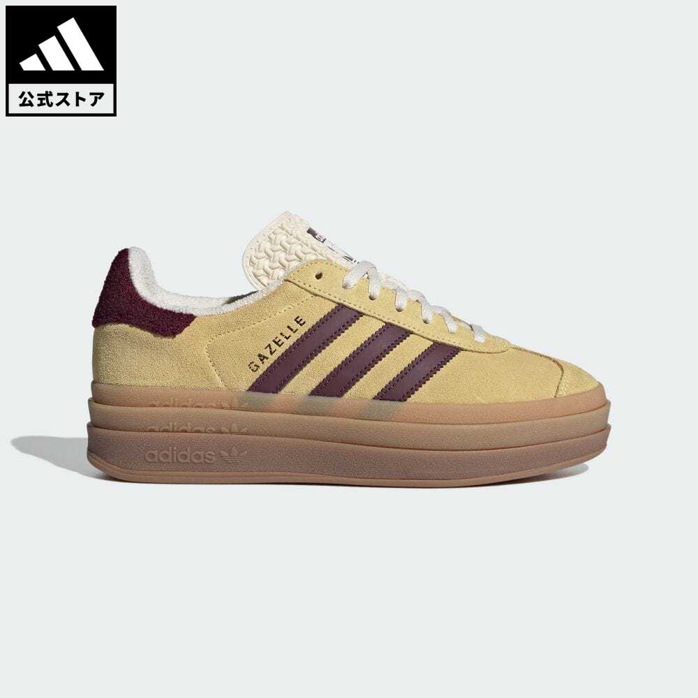 【公式】アディダス adidas 返品可 ガゼル ボールド / GAZELLE BOLD オリジナルス メンズ レディース シューズ 靴 スニーカー イエロー IF5937 ローカット notp