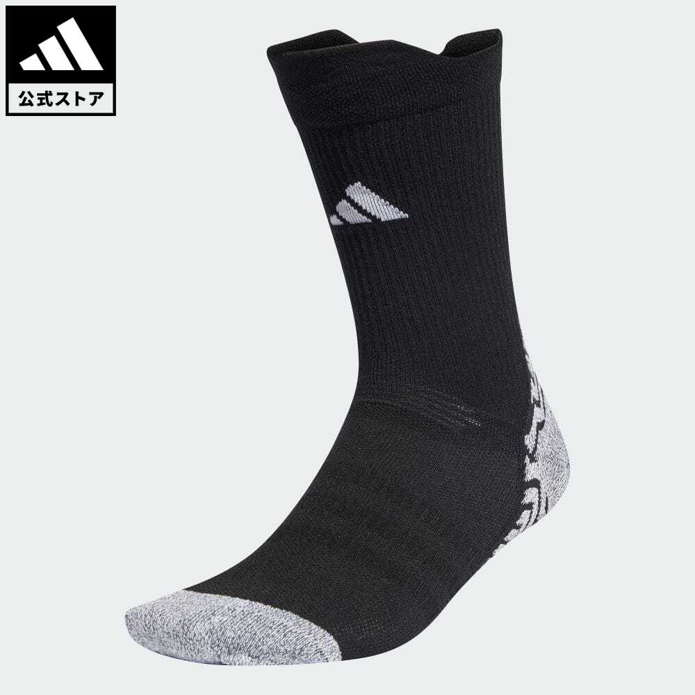 アクセサリー 【公式】アディダス adidas 返品可 サッカー アディダス フットボール グリップニット パフォーマンス ライトクルーソックス メンズ レディース アクセサリー ソックス・靴下 クルーソックス 黒 ブラック IN1800