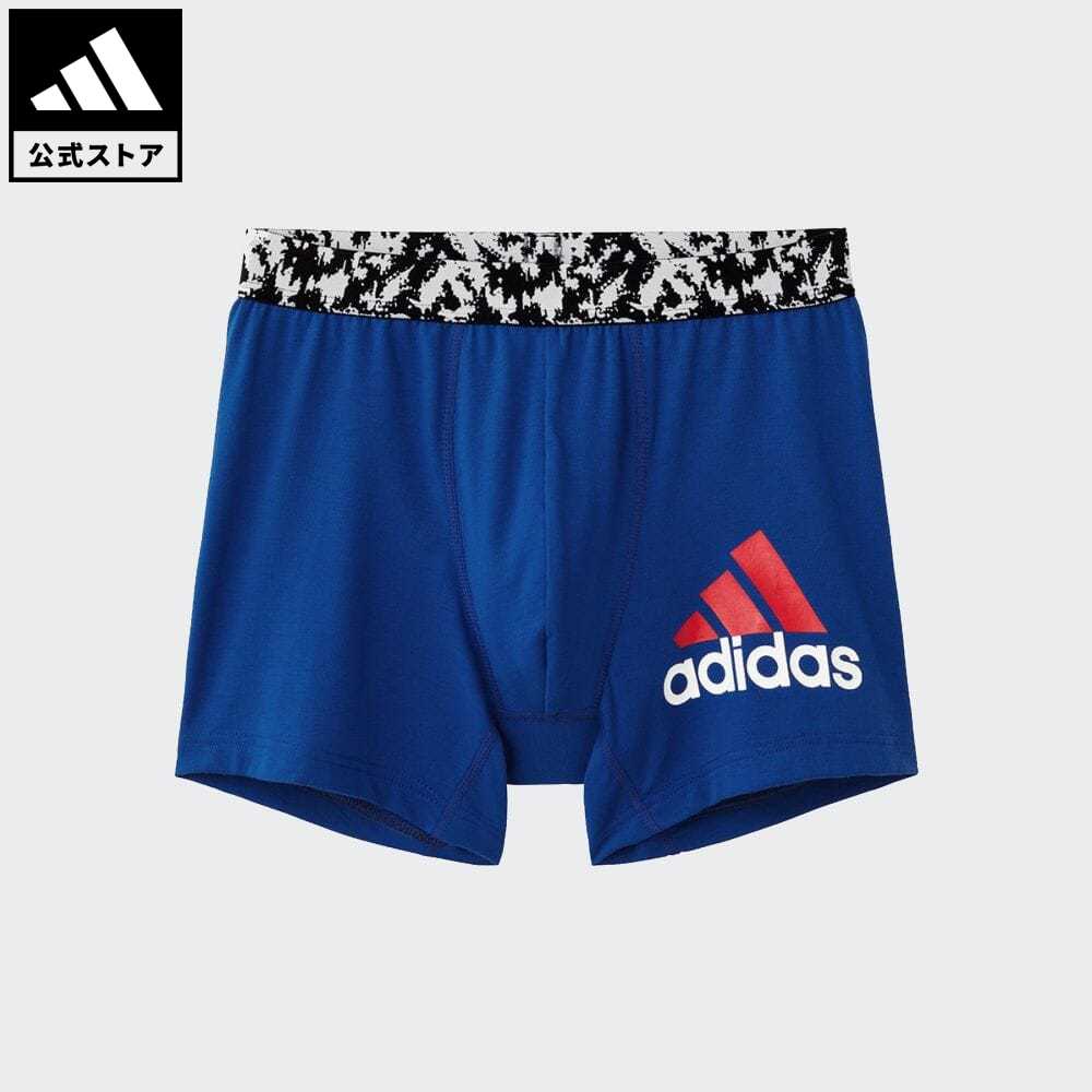 【公式】アディダス adidas 返品可 ビッグロゴボクサーブリーフ/ BIG LOGO BOXER BRIEF メンズ ウェア・服 アンダーウェア ブリーフ 青 ブルー IU8408 p0517 父の日