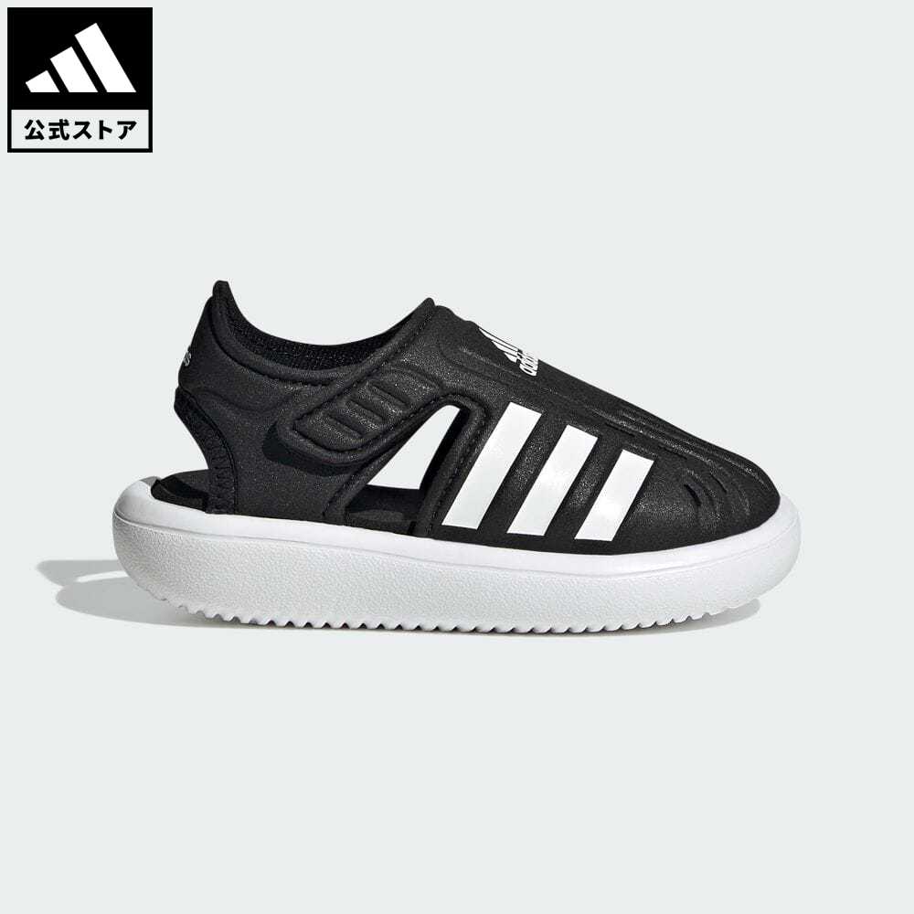 【公式】アディダス adidas 返品可 クローズドトゥ サマー ウォーターサンダル / Closed-Toe Summer Water Sandals スポーツウェア キッズ／子供用 シューズ 靴 サンダル スポーツサンダル 黒 ブラック GW0391 p0517