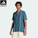アディダス adidas 返品可 レジャー ボウリングシャツ オリジナルス メンズ ウェア・服 トップス シャツ 青 ブルー IR8401 notp