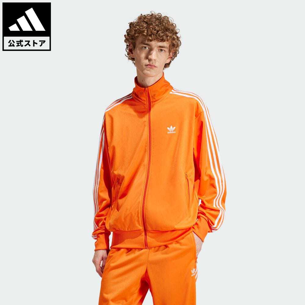 【公式】アディダス adidas 返品可 アディカラー クラシックス ファイヤーバード トラックトップ（ジャージ） オリジナルス メンズ ウェア 服 トップス ジャージ オレンジ IR9902