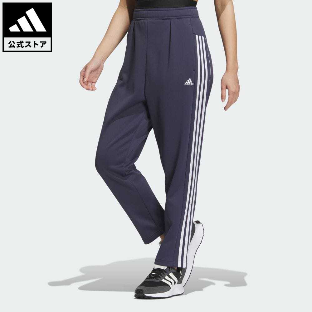 【20 OFFクーポン対象 5/17 10:00〜5/20 23:59】【公式】アディダス adidas 返品可 シーズナル スポーツウェア 24-7 レギュラーフィット ニットフリースパンツ スポーツウェア レディース ウェア 服 ボトムス パンツ 青 ブルー IT6094 p0517