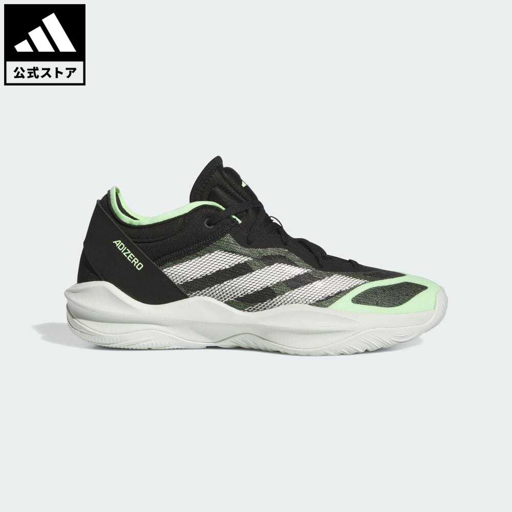 【公式】アディダス adidas 返品可 バスケットボール アディゼロ セレクト 2.0 ロー / Adizero Select 2.0 Low メンズ レディース シューズ・靴 スポーツシューズ 黒 ブラック IE7870 バッシュ…