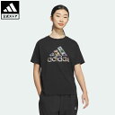 【公式】アディダス adidas 返品可 W FLOWER グラフィック Tシャツ1 スポーツウェア レディース ウェア 服 トップス Tシャツ 黒 ブラック IM7830 半袖 notp sucp