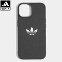 【公式】アディダス adidas 返品可 iPhone 15 OR アイコニックケース オリジナルス メンズ レディース アクセサリー iPhoneケース(スマホケース) 黒 ブラック IR3835