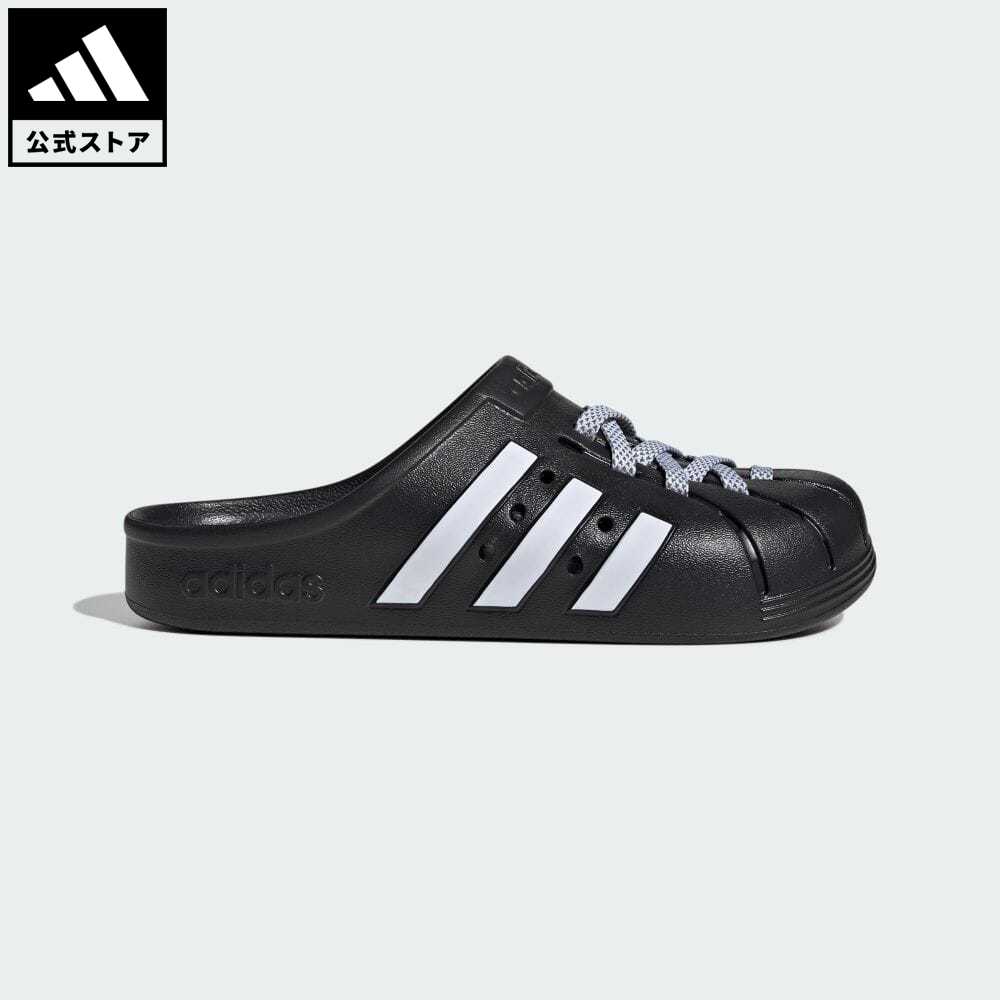【公式】アディダス adidas 返品可 アディレッタ クロッグ / Adilette Clogs スポーツウェア メンズ レディース シューズ・靴 サンダル クロッグ 黒 ブラック JH9848のサムネイル
