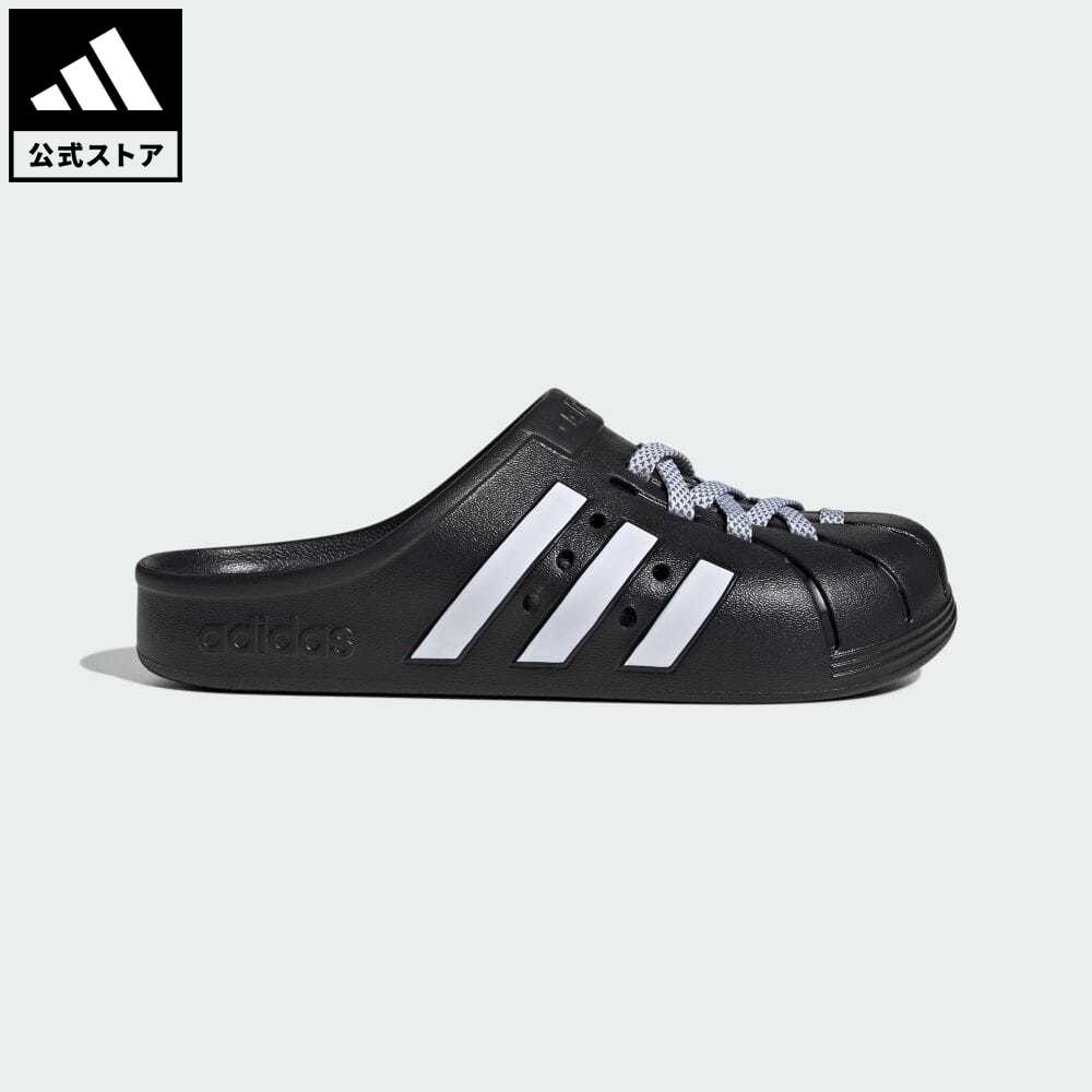 アディダス サンダル レディース 【公式】アディダス adidas 返品可 アディレッタ クロッグ / Adilette Clogs スポーツウェア メンズ レディース シューズ・靴 サンダル クロッグ 黒 ブラック JH9848