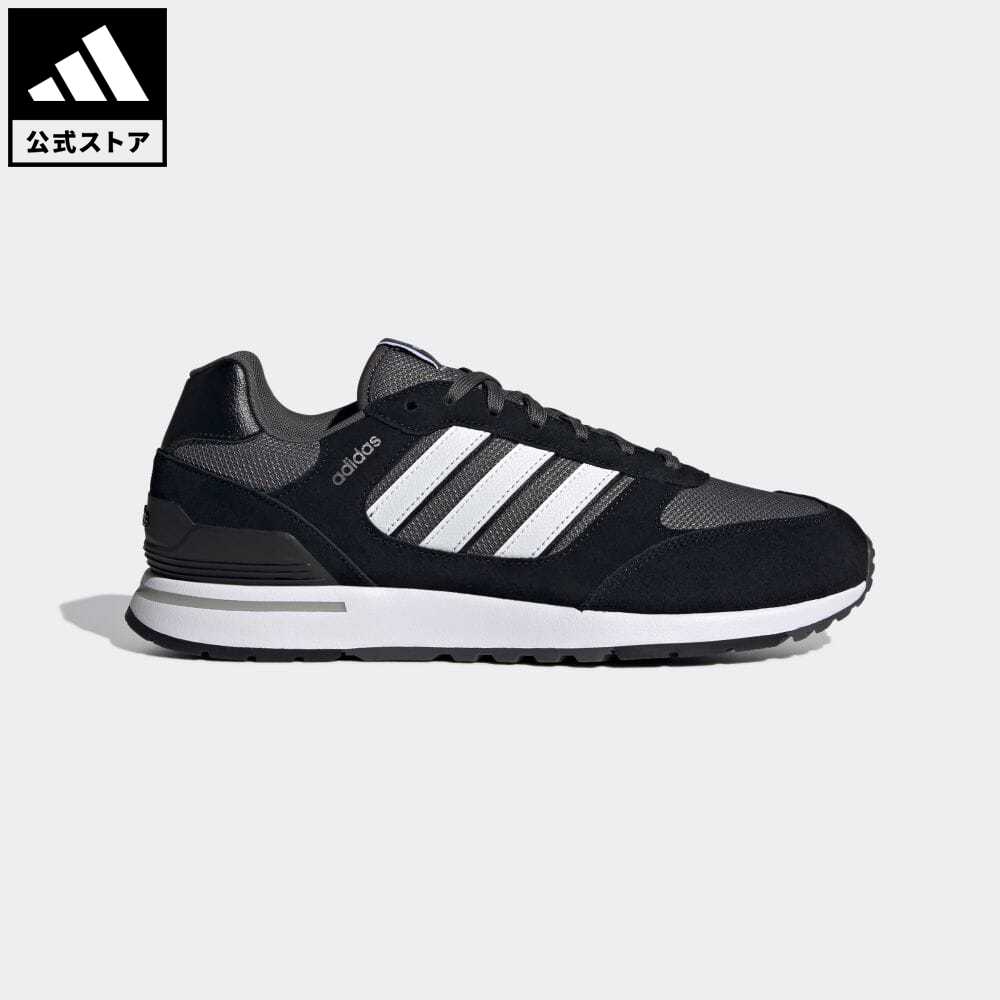 アディダス adidas 返品可 ラン 80s / Run 80s スポーツウェア メンズ シューズ・靴 スニーカー 黒 ブラック GV7302 ローカット