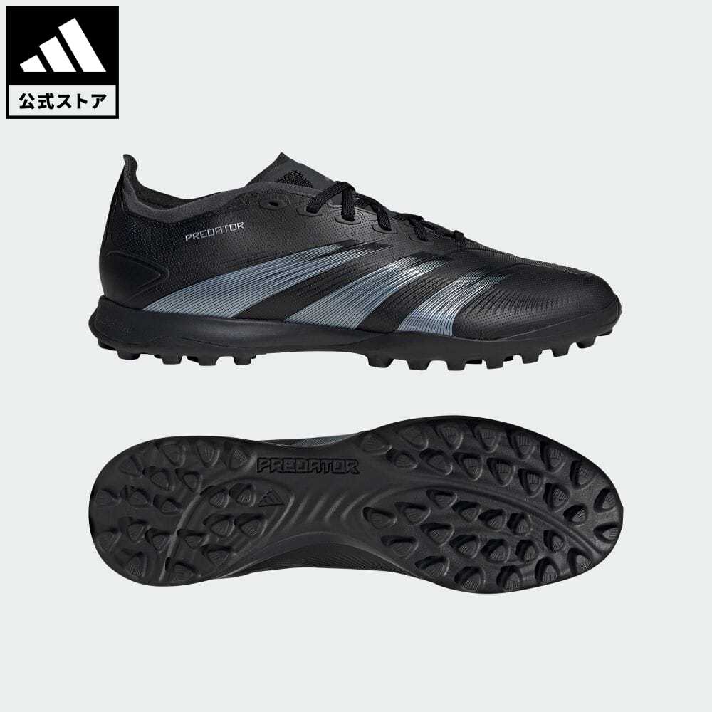 楽天adidas Online Shop 楽天市場店【公式】アディダス adidas 返品可 サッカー プレデター 24 LEAGUE ロー TF / ターフ用 / Predator 24 League Low TF メンズ レディース シューズ・靴 スポーツシューズ 黒 ブラック IE2614 スパイクレス