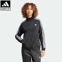 アディダス 【公式】アディダス adidas 返品可 W MH 3ST トラックトップ スポーツウェア レディース ウェア・服 アウター ジャケット ジャージ 黒 ブラック JF6367