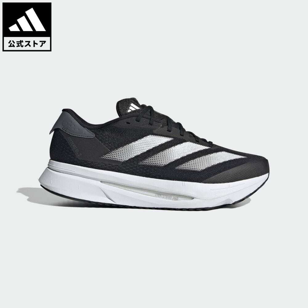 【公式】アディダス adidas 返品可 ランニング アディゼロ SL2 ワイド / adizero SL2 Wide メンズ シューズ・靴 スポーツシューズ 黒 ブラック IF1181 ランニングシューズのサムネイル