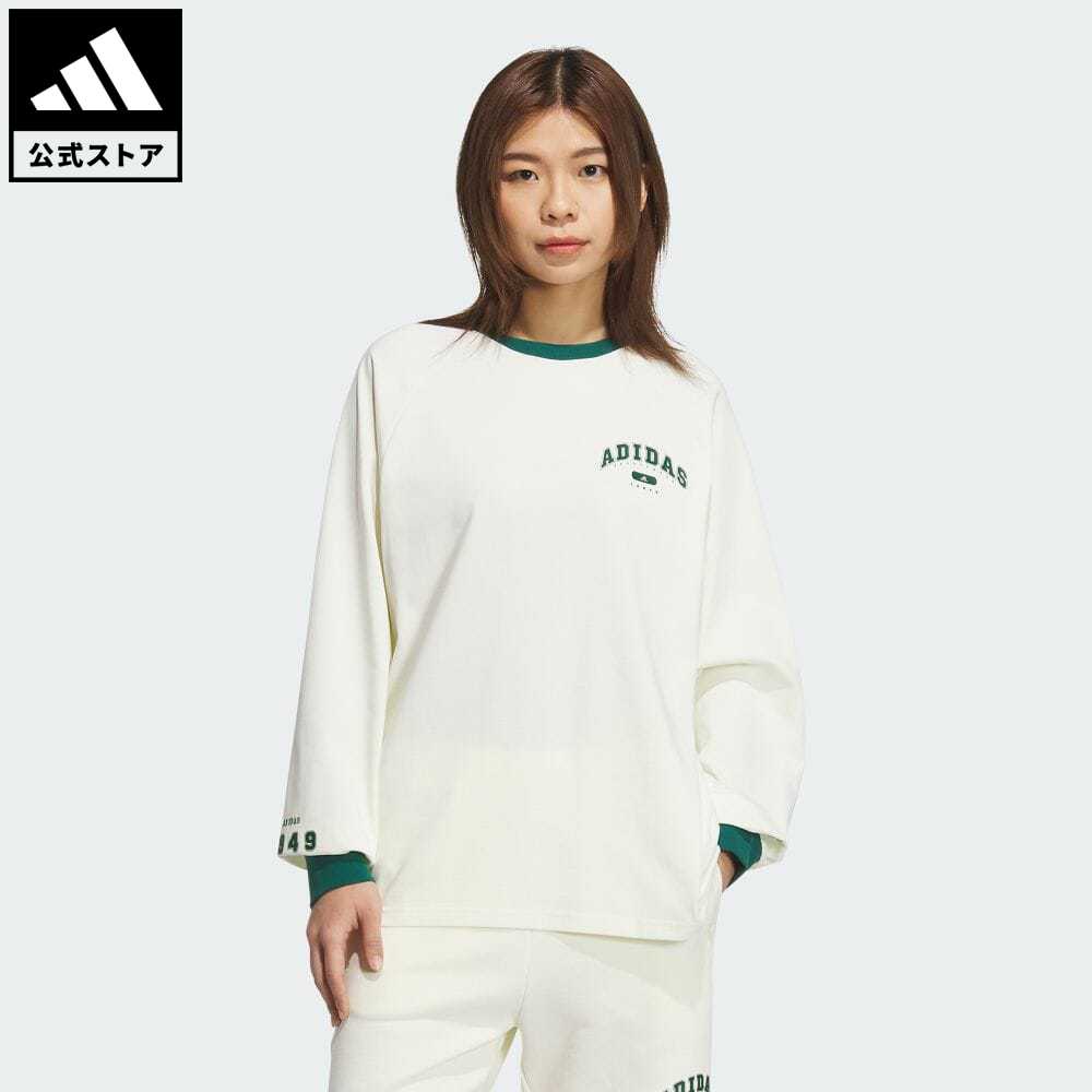 【20%OFF 9/19-9/25】【公式】アディダス adidas 返品可 W KCCL LS Tシャツ スポーツウェア レディース ウェア・服 トップス Tシャツ ベージュ IM7813 ロンt p0919のサムネイル