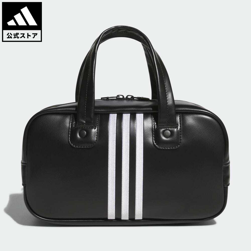 【公式】アディダス adidas 返品可 ゴルフ スリーストライプス ラウンドボストン レディース アクセサリー バッグ・カバン ウエストバッグ(ウエストポーチ) 黒 ブラック IS6275 ウエストポーチ ボディバッグのサムネイル